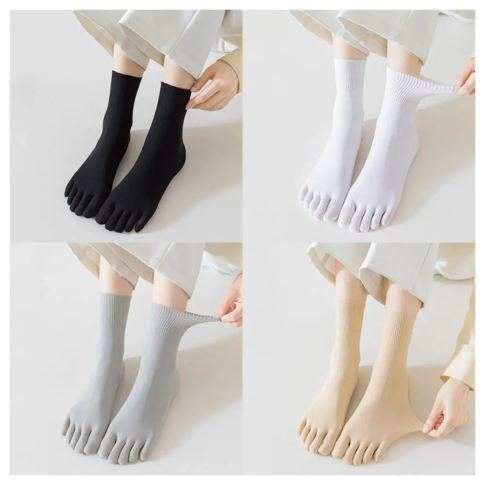 Women's Cotton Mesh Toe socks - 1 Pair