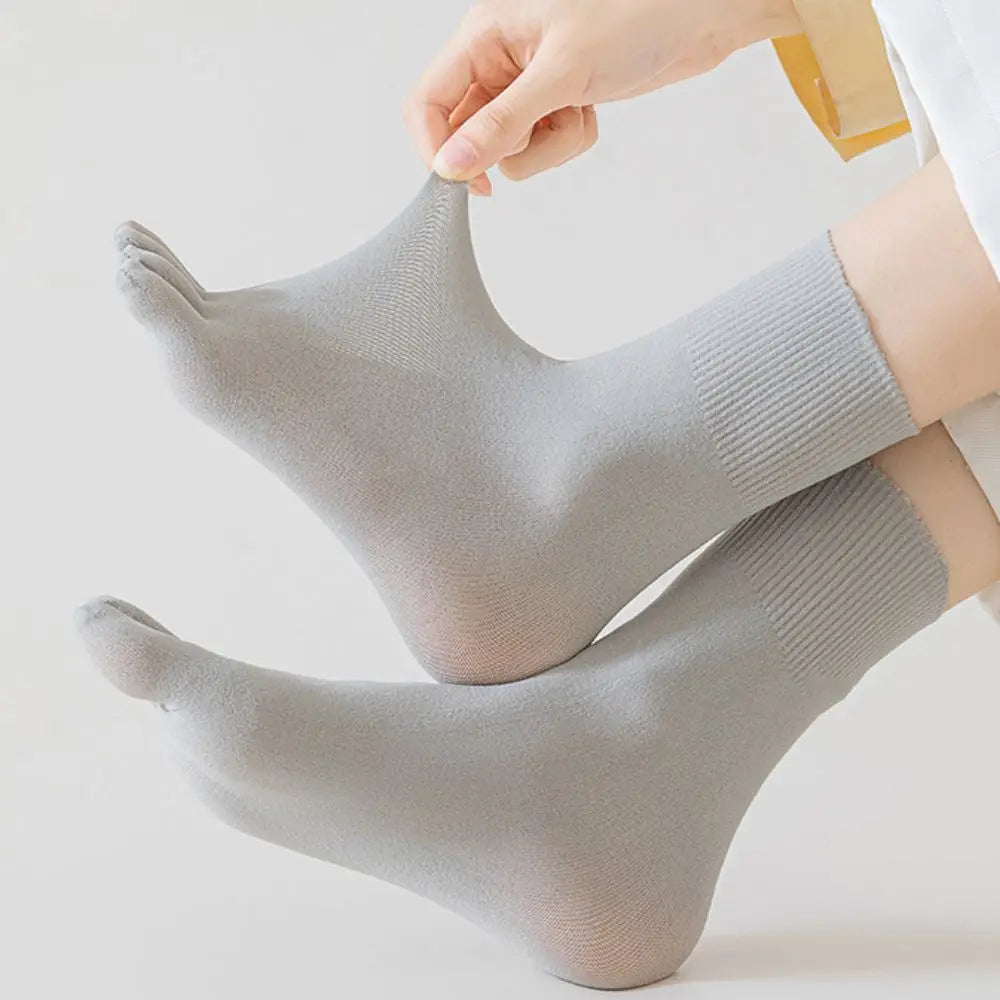 Women's Cotton Mesh Toe socks - 1 Pair